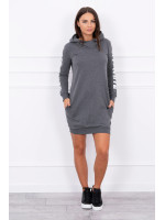 Suknelė su užrašu (Grafito spalvos)