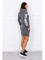 Suknelė su užrašu (Grafito spalvos)