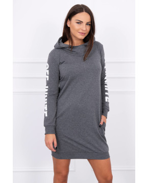 Suknelė su užrašu (Grafito spalvos) Suknelė su užrašu (Grafito spalvos)