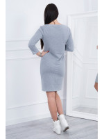 Klasikinė suknelė (Pilka) (Švelnios spalvos)