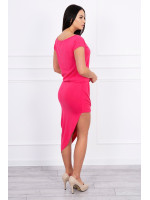 Proginė asimetriška suknelė (Fuksijos spalvos)