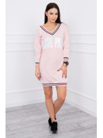 Suknelė su iškirpte Paris (Šviesiai) (Rožinė)