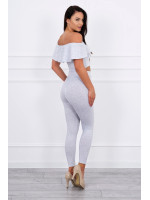 Kostiumėlis su atvirais pečiais (Šviesi) (Pilka)