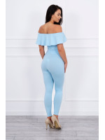 Kostiumėlis su atvirais pečiais (Mėlyna)