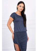 Proginė asimetriška suknelė (Grafito spalvos)