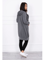 Bliuzonas su gobtuvu ir užtrauktuku (Grafito) 