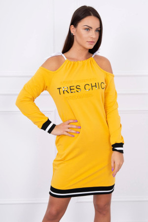 Suknelė su užrašu „Tres Chic“ (Garstyčių)