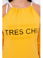 Suknelė su užrašu „Tres Chic“ (Garstyčių)