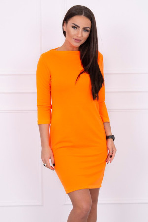 Klasikinė suknelė (Oranžinė) (Neoninė)