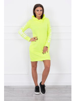 Suknelė su užrašu (Geltona neoninė)