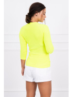 Palaidinė su dekoratyvinėm sagutėm (Geltona) (Neoninė)