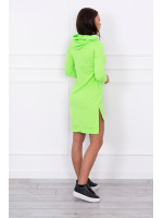 Suknelė su spalvinga aplikacija (Žalia) (Neoninė)