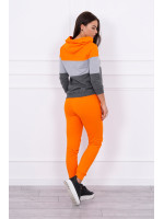 Dviejų dalių kostiumėlis (Oranžinė su pilka)