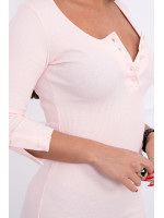 Suknelė su iškirpte ir su sagutėm (Šviesiai) (Rožinė)