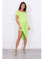 Proginė asimetriška suknelė (Žalia)