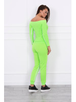 Kostiumėlis su dvigubomis juostomis (Žalia) (Neoninė)