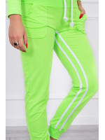 Kostiumėlis su dvigubomis juostomis (Žalia) (Neoninė)