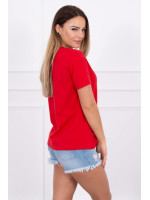 Palaidinė su užrašu Perfect (Raudona)