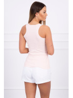 Palaidinė su metaline dekoracija (Šviesiai) (Rožinė)