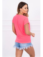 Palaidinė Shopping is my cardio (Rožinė) (Neoninė)