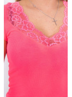 Palaidinė su nėriniais (Rožinė) (Neoninė)