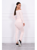 Kostiumėlis su dvigubomis juostomis (Šviesiai) (Rožinė)