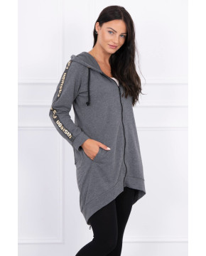 Megztinis su užtrauktuku nugaroje (Šviesi grafito) Megztinis su užtrauktuku nugaroje (Šviesi grafito)