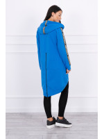 Megztinis su užtrauktuku nugaroje (Mėlyna)