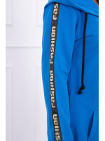 Megztinis su užtrauktuku nugaroje (Mėlyna)