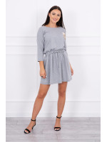 Suknelė su blizgančia kišene (Pilka)