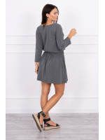 Suknelė su blizgančia kišene (Grafito)