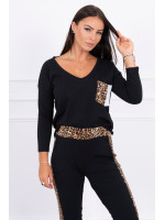 Laisvalaikio kostiumėlis (Juodas)