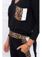 Laisvalaikio kostiumėlis (Juodas)