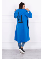 Kardiganas su gobtuvu (Mėlyna)