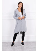 Kardiganas su užrašu (Pilka)