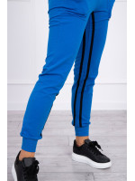 Kostiumėlis su dvigubomis juostomis (Mėlyna)