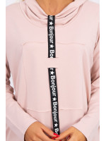 Suknelė su juostele priekyje (Tamsi) (Šviesiai) (Rožinė)