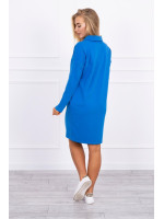 Suknelė su juostele priekyje (Mėlyna)