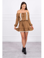 Žavinga suknelė (Šviesiai ruda)