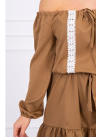 Žavinga suknelė (Šviesiai ruda)