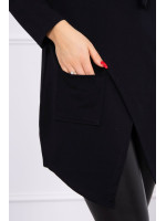 Prailgintas bliuzonas asimetrišku priekiu (Juoda)