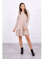 Suknelė su sagutėmis (Smėlio spalvos)