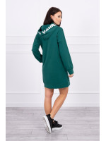 Suknelė su gobtuvu Oversize (Žalia)