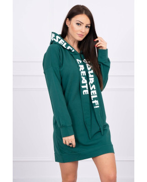 Suknelė su gobtuvu Oversize (Žalia) Suknelė su gobtuvu Oversize (Žalia)