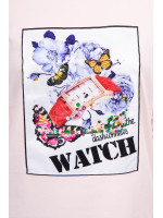 Palaidinė su aplikacija 3D Watch (Šviesiai) (Rožinė)