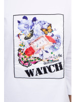 Palaidinė su aplikacija 3D Watch (Balta)