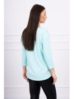 Palaidinė su flamingo aplikacija 3D (Mėtos)