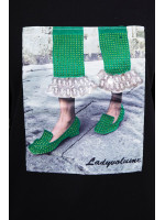 Palaidinė su imitaciniais perlais (Juoda)