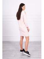 Suknelė su užrašu LOVE (Šviesiai) (Rožinė)