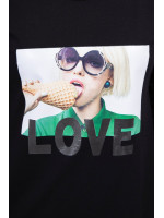 Suknelė su užrašu LOVE (Juoda)